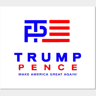 Trump and Pence Posters and Art